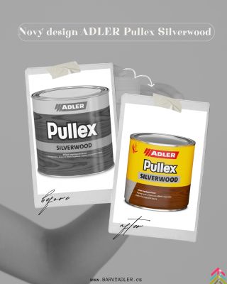 🌲 ADLER Pullex Silverwood v novém! 🌲 Oblíbený produkt na ochranu dřeva Pullex Silverwood dostává nový design plechovky....